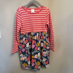 Hanna Andersson play dress flower stripe